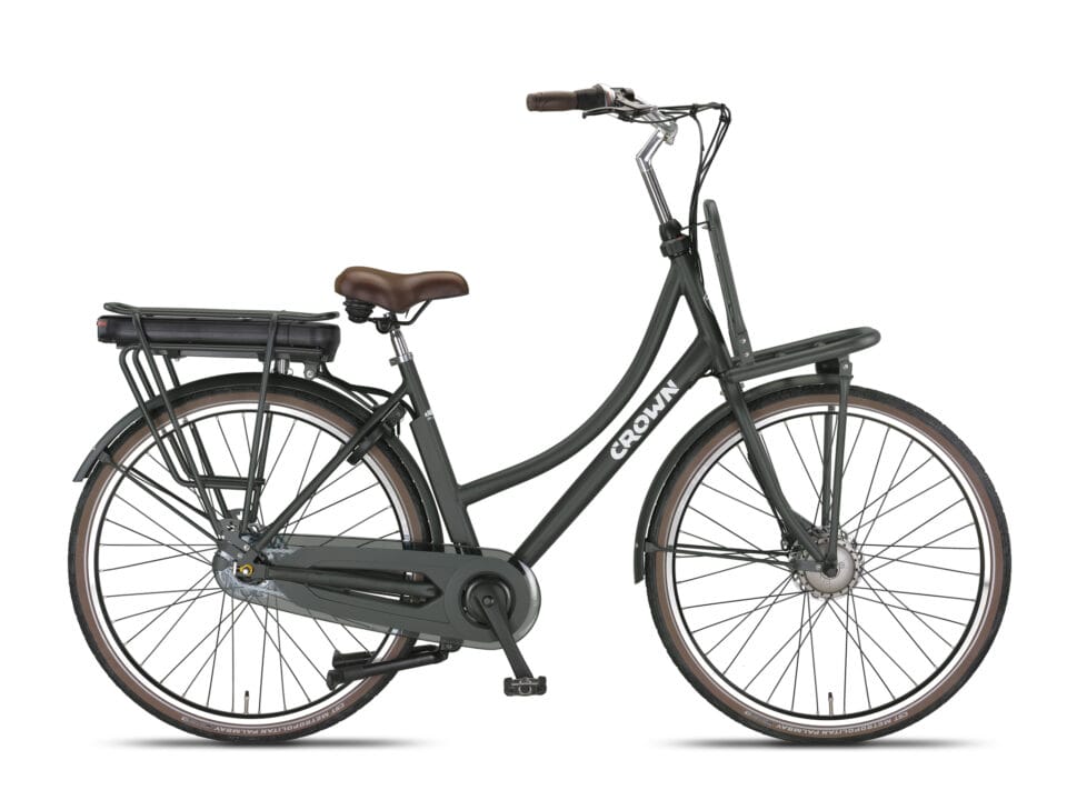 Bicicleta eléctrica Milano 518Wh N-7 RLR verde militar - M80 -80Nm -