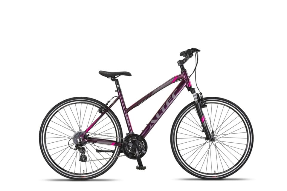 Ụmụ nwanyị Altec Legarda Trekking V-Brakes 28 inch Purple/Pink
