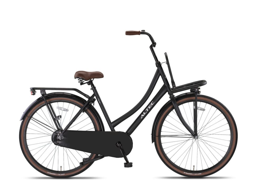 Bicicleta de transporte Altec Classic 28 pulgadas 53 cm negro mate