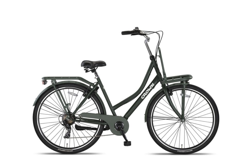 Bicicleta de transporte Berlin 28 pulgadas 53 cm verde militar *** PROMOCIÓN ***