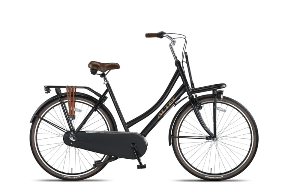 Bicicleta de transporte Altec Dutch 28 polegadas N-3 57 cm preto fosco