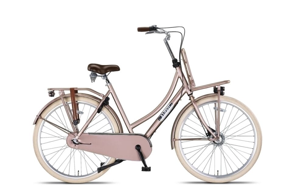 Altec ретро транспортен велосипед 28 инча дамски 57 см стар розов