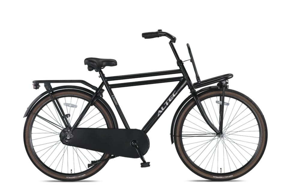 Altec Classic 28 დიუმიანი მამაკაცის სატრანსპორტო ველოსიპედი შავი 58 სმ