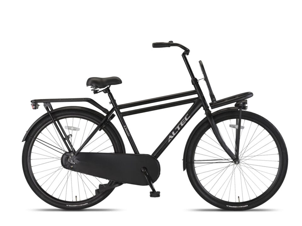 Pánsky transportný bicykel Altec Classic 28 palcový matný čierny 53 cm