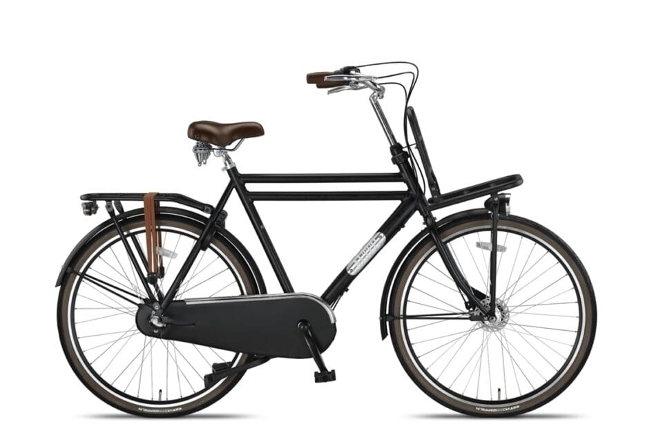 Ретро транспортен велосипед Altec 28 инча Мъжки 57 Черен мат