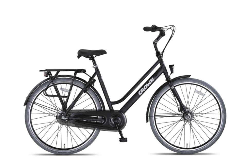 New York Plus 28inch Damesfiets 53cm Midnight Black *** ACTIE ***