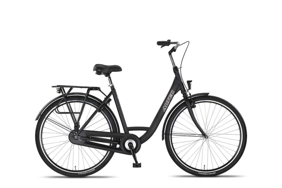 Bicicleta de dona Altec Trend de 28 polzades 49 cm Negre mat