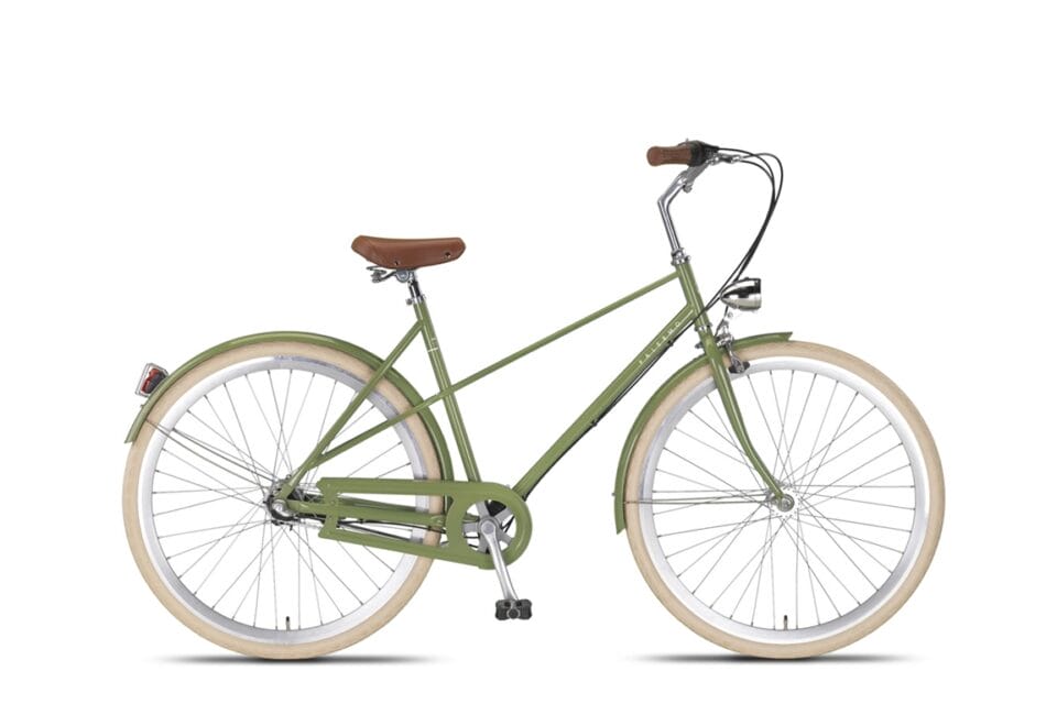 Altec Palermo 3F 28 tuuman naisten polkupyörä 52 cm Retro Vihreä *** ALE KAMPANJA ***