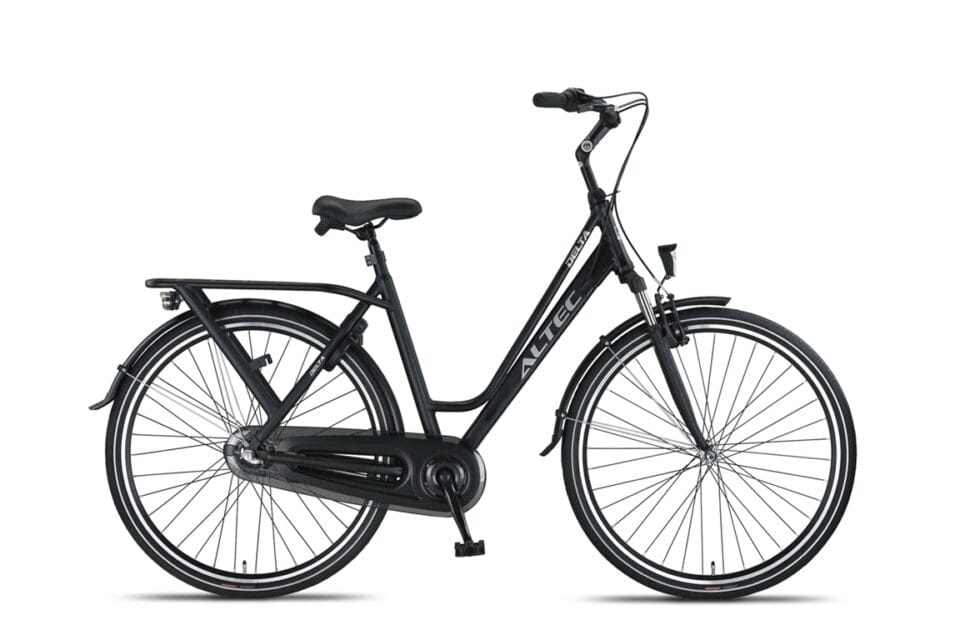 Dámsky bicykel Altec Delta 28 palcový N-3 56 cm čierny