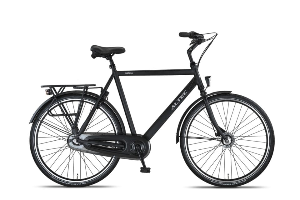 Bicicleta Altec Walesa 28 polgadas para homes 55 cm negro mate