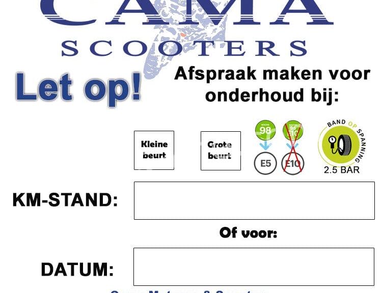 CONTROLESTICKERS EIGEN OPDRUK