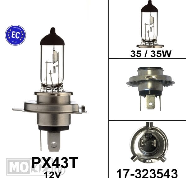 17-323543 LAMP PX43T 12V 35/35W HS1 FLOSSER CE (1)