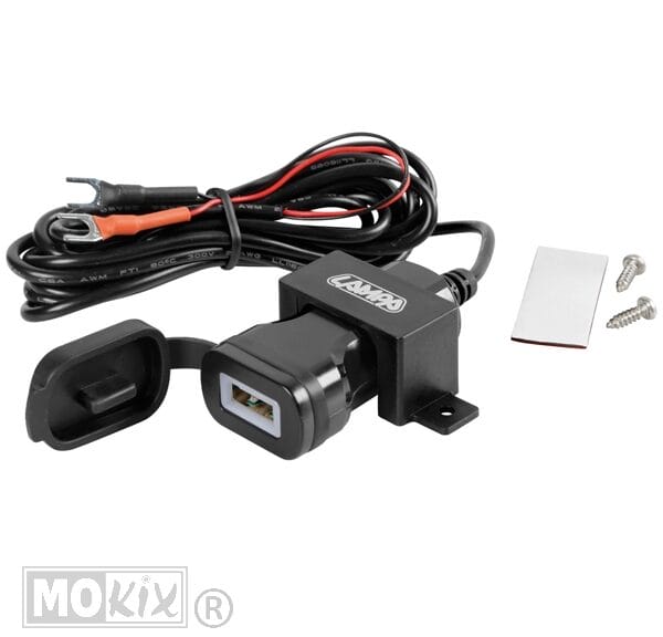 19-38878 USB STEKKER OPBOUWUNIT 12/24V - 5V LAMPA
