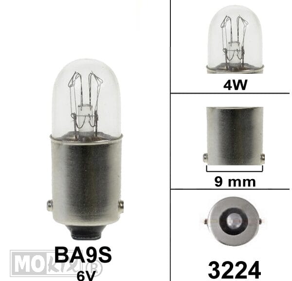 3224 LAMP BA9S  6V   4W CE (1)