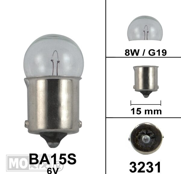 3231 LAMP BA15S  6V  8W G19 (1)