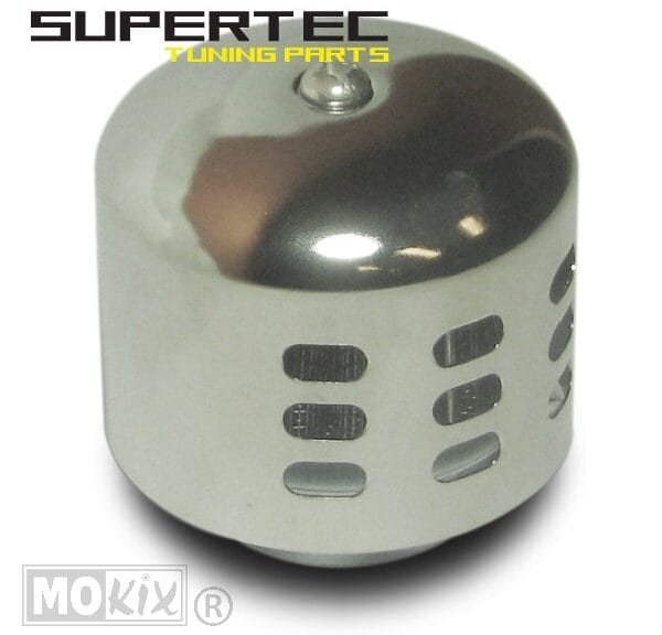 4534 POWERFILTER CHROOM SCOOTER 28mm SUPERTEC