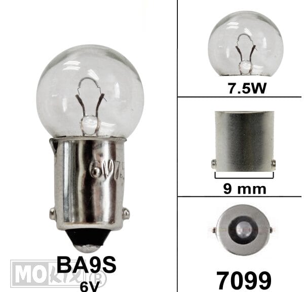 7099 LAMP BA9S  6V   7.5W (1)