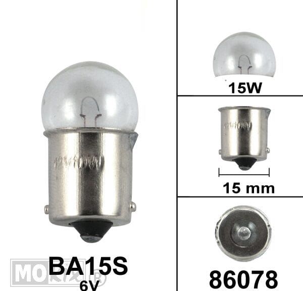 86078 LAMP BA15S  6V 15W (1)