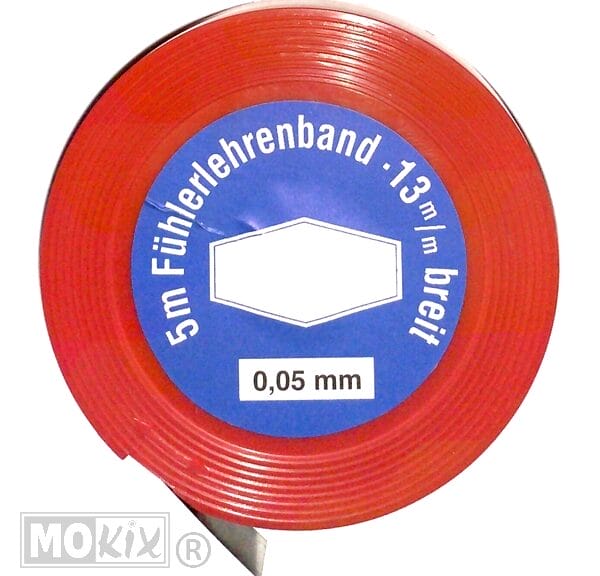 90662 VOELER BAND ROL 5m/13mm   0.05mm