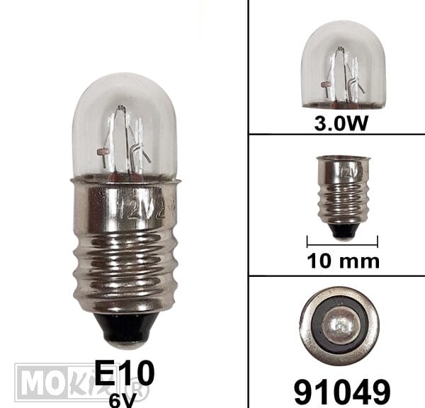 91049 LAMP E10  6V 3.0W (1)