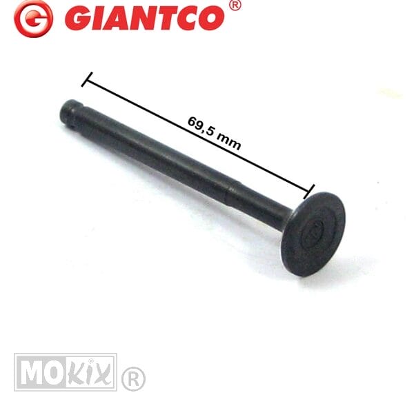 92365 KLEP UITLAAT CHINA 4T GY6  50cc lang 69.5mm