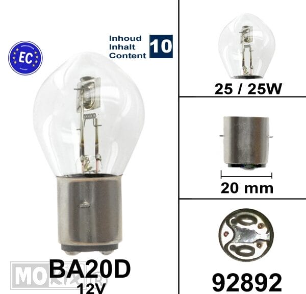 92892 LAMP BA20D 12V 25/25W CE keur (10)