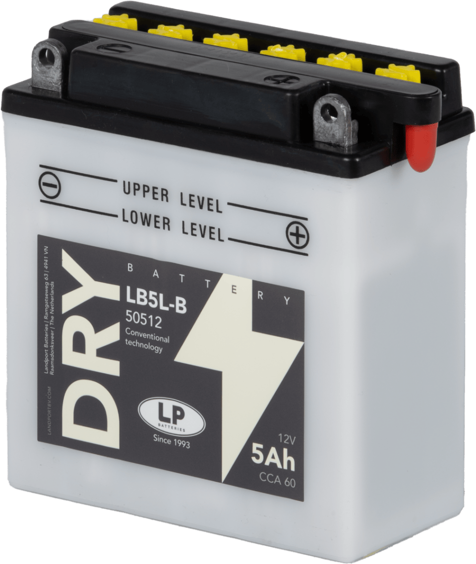 Accu Landport YB5L-B DRY (12V/5A) - Afbeelding 3