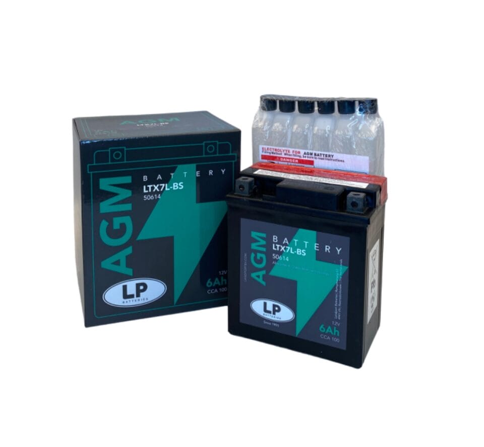 Accu Landport YTX7L-BS AGM (12V/6A)