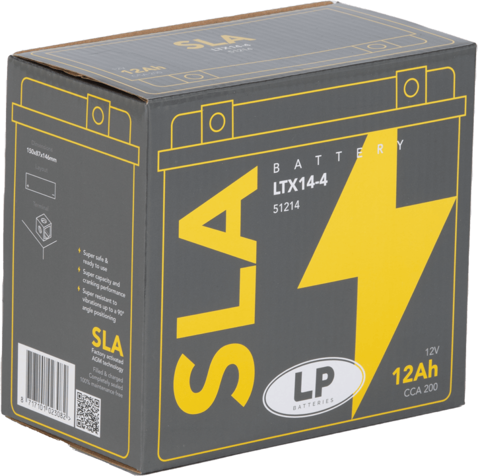 Accu Landport YTX14-4 SLA (12V/14A) - Afbeelding 5