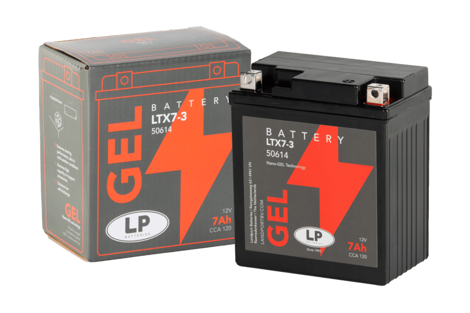 Accu Landport GTX7-3 GEL (12V/7A) - Afbeelding 2