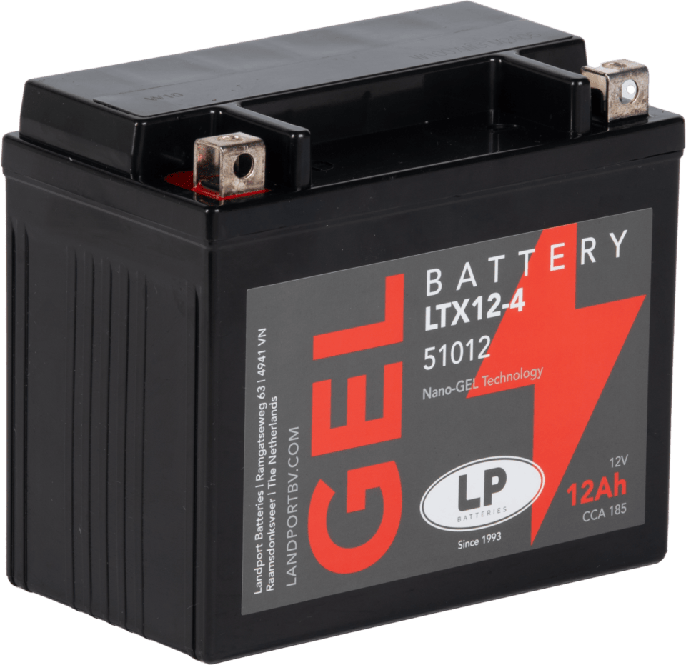 Accu Landport GTX12-4 (12V/10A) - Afbeelding 4