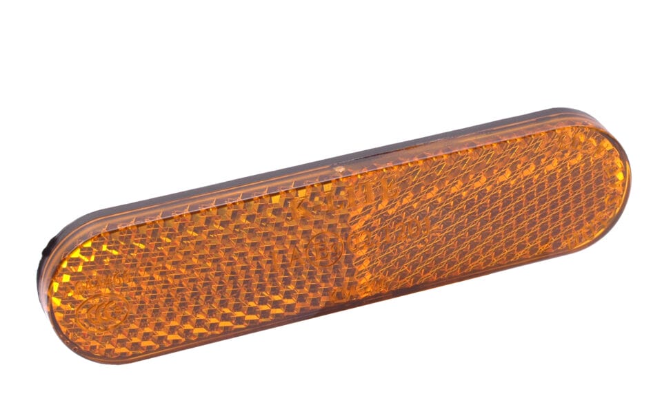 Reflector Plaklaag Oranje 96x24mm (CE) - Afbeelding 2