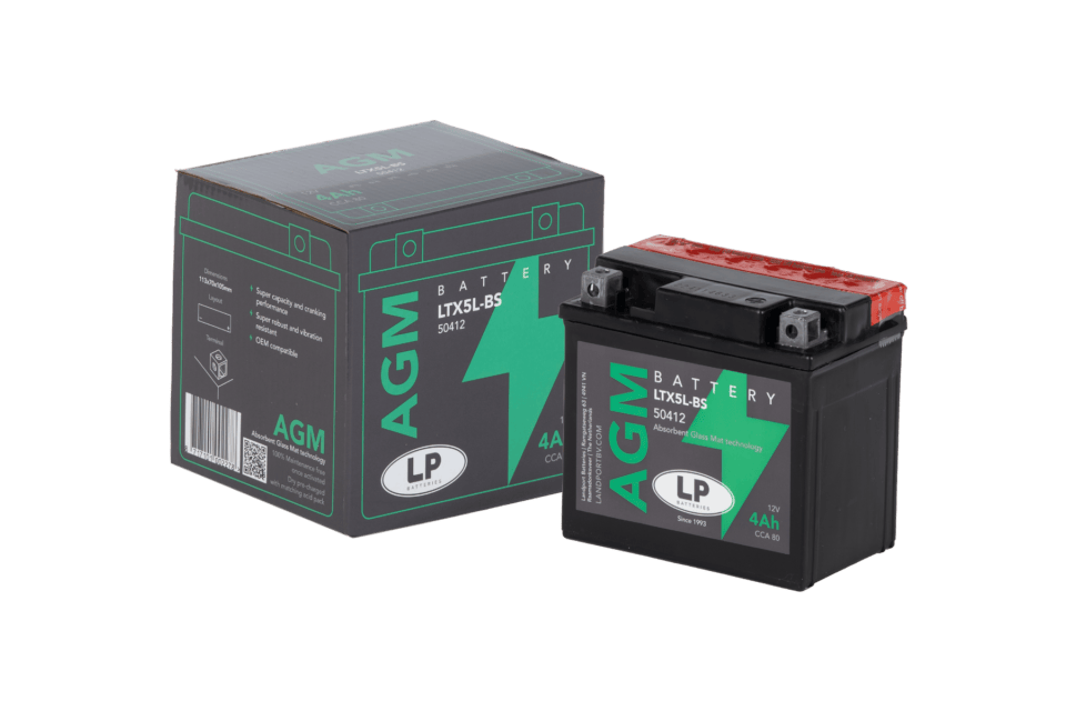 Accu Landport YTX5L-BS AGM (12V/4A) - Afbeelding 2