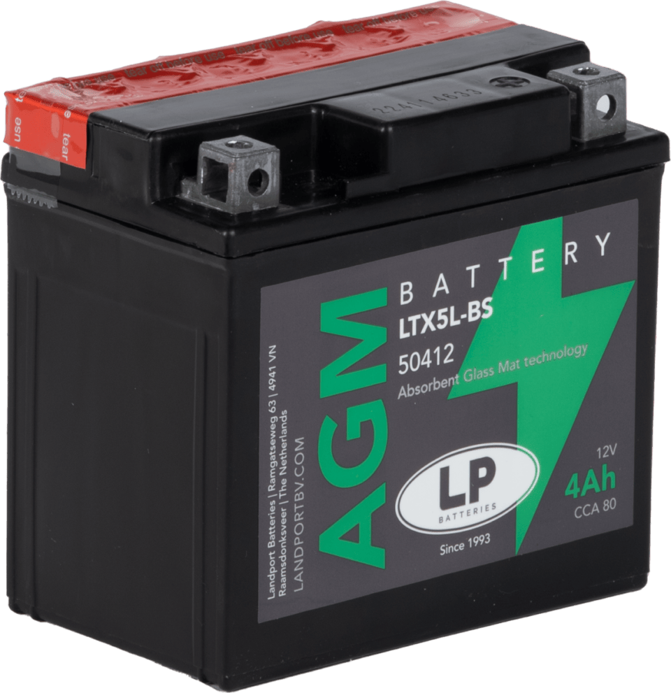 Accu Landport YTX5L-BS AGM (12V/4A) - Afbeelding 5