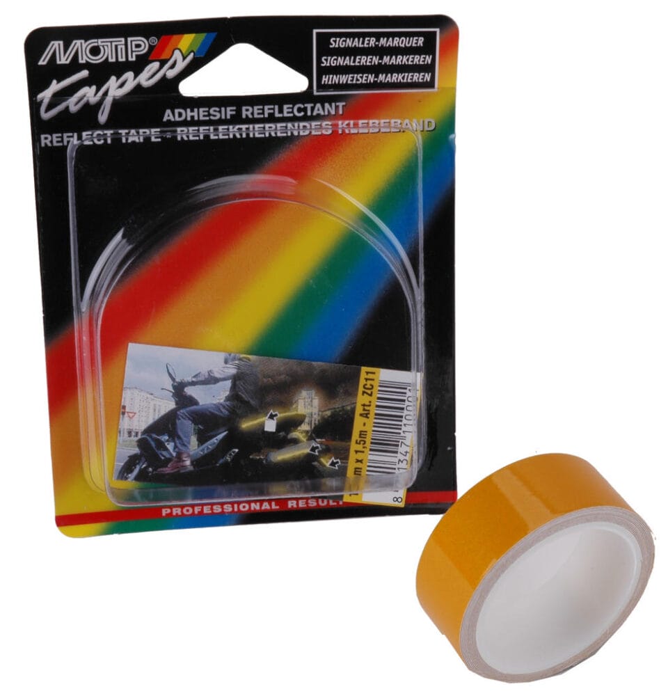 Tape Motip Reflecterend Geel tape