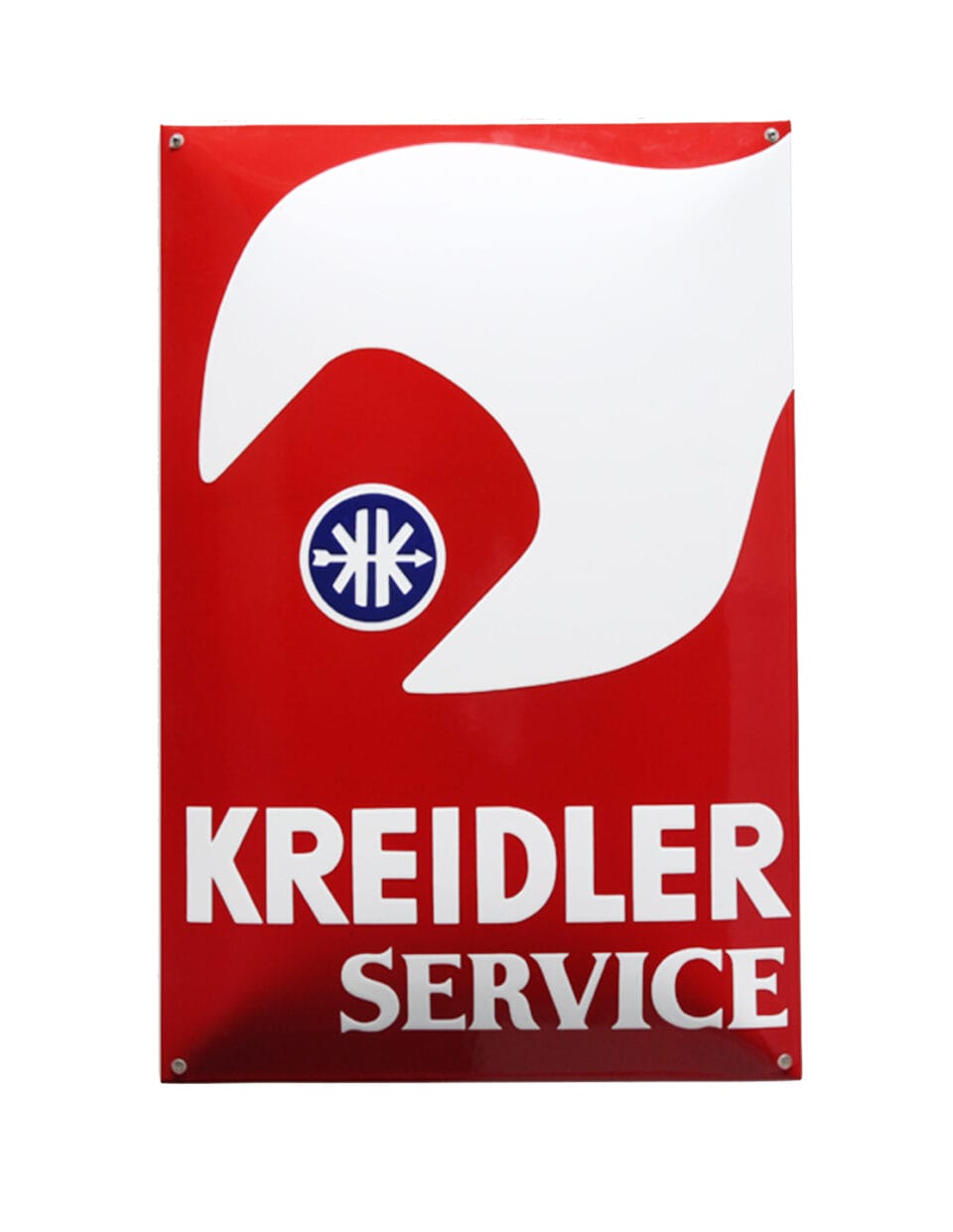 KREIDLER Emaille bord Kreidler Service Groot 40 x 60 CM