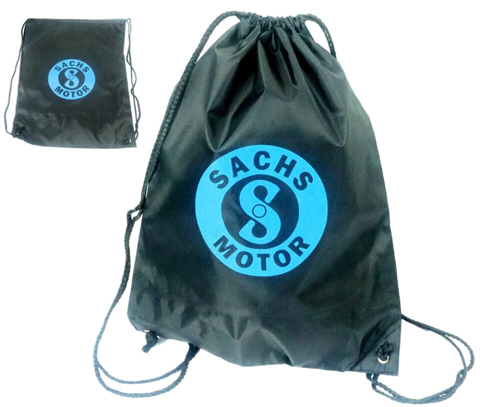 SACHS Rugzak nylon Sachs zwart - blauw 30 x 40 cm