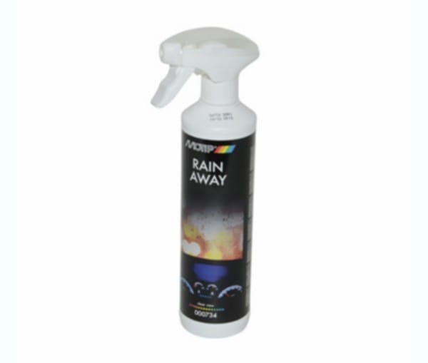 onderhoudsmiddel motip vizier & windscherm waterafstoten rain away 500mL fles 000734
