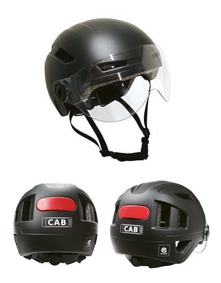 helm pedelec/snorfiets + vizier NTA-8776 keur safety L/XL 58/62 zwart mat CAB