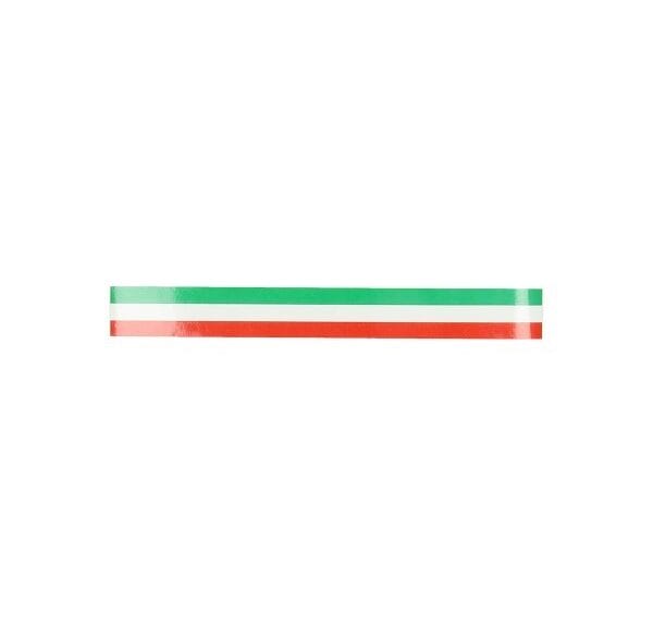 sticker univ vlag italie streep 3x23cm horizontaal