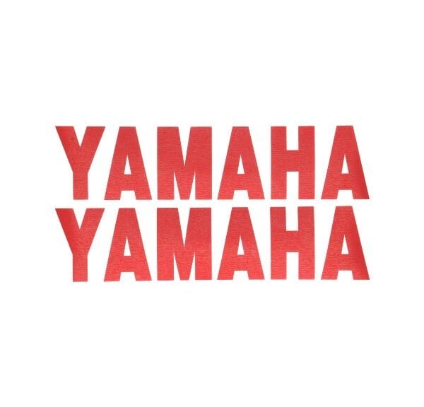 sticker woord [yamaha] onderspoiler rood past op aerox 980587.red