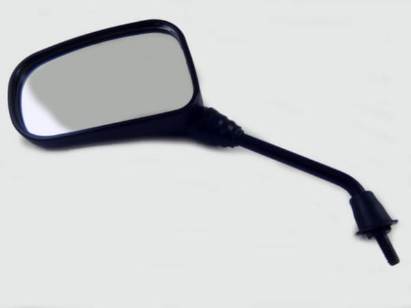spiegel XL links 8mm zwart past op scootmobiel