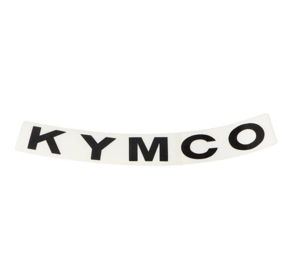 sticker kymco orig beenschild woord [kymco] 8.5cm zwart 87532kagv000b