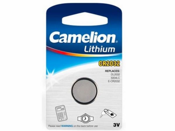 batterij lithium knoop cel CR 2032 camelion