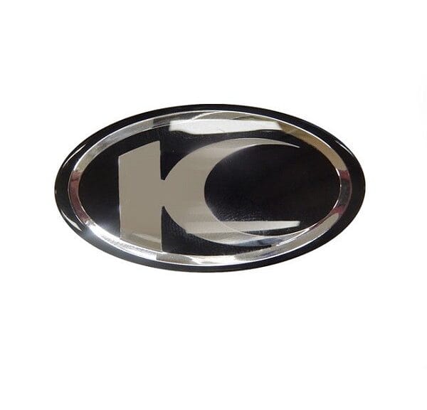 sticker kymco logo dik newlike/super8 zwart/chroom kymco orig 86102-alg1-e00-t01