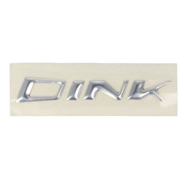 sticker woord [dink] new dink chroom kymco orig 86202-lfa1-e00-t01