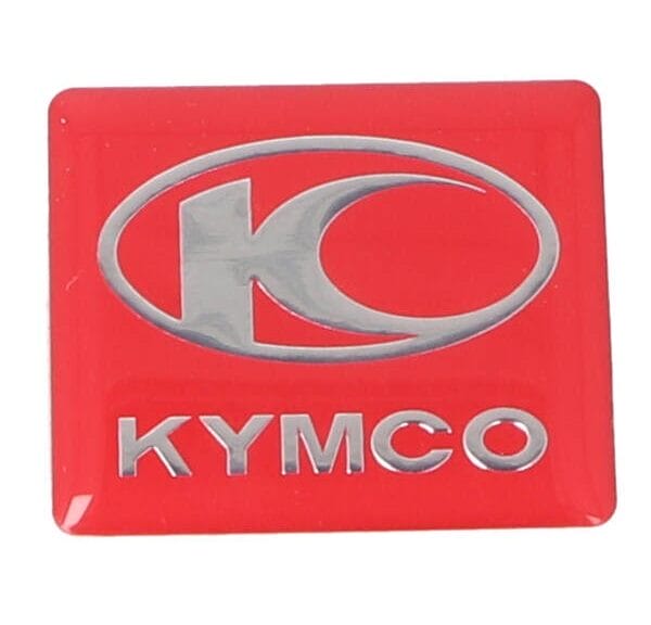 sticker kymco logo dik like rood kymco orig 86102-lgr5-e00-t01