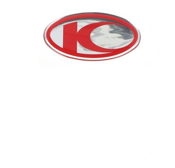 sticker kymco logo klein grand dink/super9/vit rood kymco orig 86102-kfa6-e00-t01