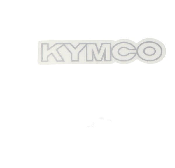 sticker kymco orig beenschild woord [kymco] zwart past op vp50 87140-lfc8-e80-t03