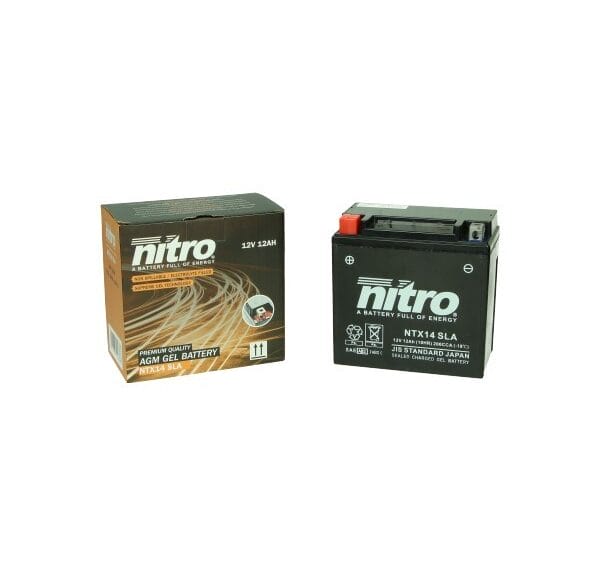 accu nitro ntx14-bs/ytx14-bs sla/gel o.a. MP3 BMW 12amp